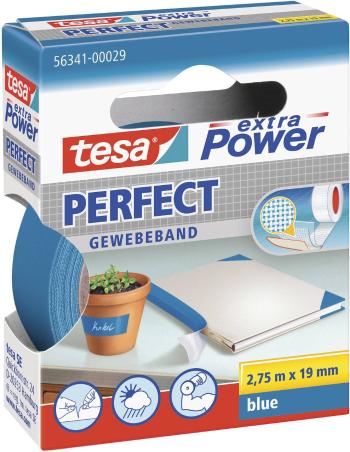 tesa PERFECT 56341-00029-03 páska so skleným vláknom tesa® Extra Power modrá (d x š) 2.75 m x 19 mm 1 ks