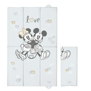 CEBA Podložka prebaľovacia cestovná 50x80 Disney Minnie & Mickey Grey