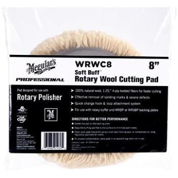 Meguiars Soft Buff Rotary Wool Pad 8/200 mm – vlnený leštiaci kotúč určený pre rotačnú leštičku, (WRWC8)