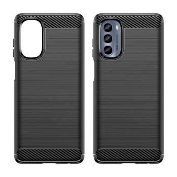 MG Carbon kryt na Motorola Moto G62 5G, čierny