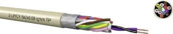 riadiaci kábel Kabeltronik 8.20602E8 8.20602E8 2-LifYCY TP, 3 x 2 x 0.20 mm², kremencová sivá, metrový tovar