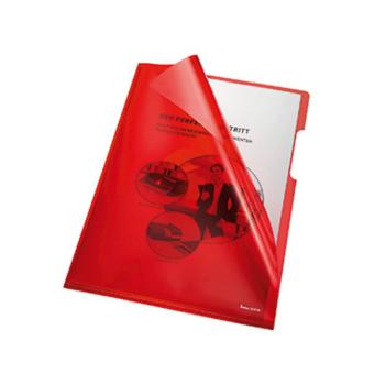 Bene priehľadný obal  DIN A4 PVC 0.15 mm červená (transparentná) 205000RT 100 ks