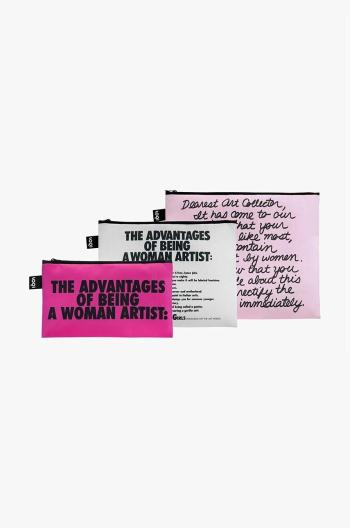 Sada vrecúšok LOQI GUERRILLA GIRLS 3-pak