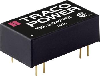 TracoPower THL 3-4812WI DC / DC menič napätia, DPS 48 V/DC 12 V/DC 250 mA 3 W Počet výstupov: 1 x