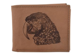Pánska peňaženka MERCUCIO natural vzor 16 papagáj 2911911