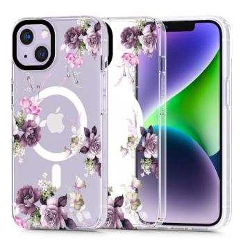 Tech-Protect Magmood MagSafe kryt na iPhone 14, spring floral