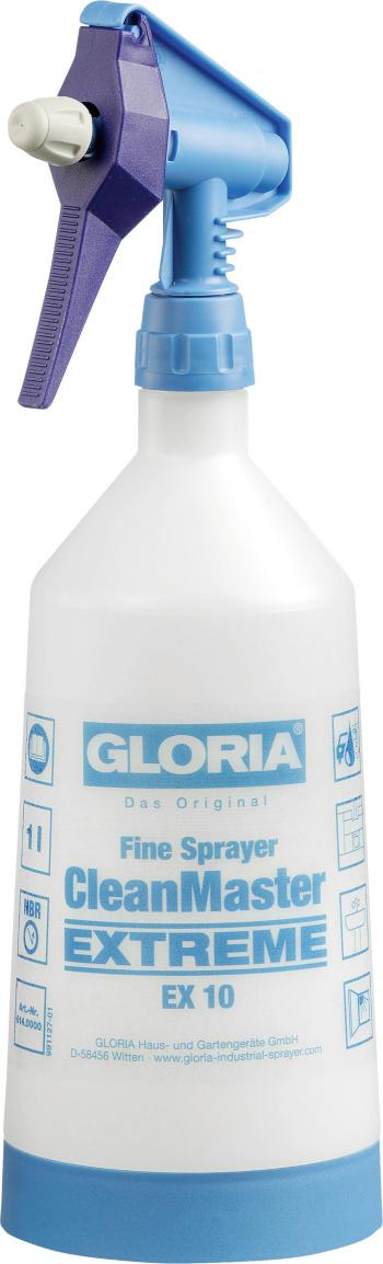 Gloria Haus und Garten 000614.0000 CleanMaster EXTREME EX 10 priemyselný rozprašovač 1 l sivá, modrá