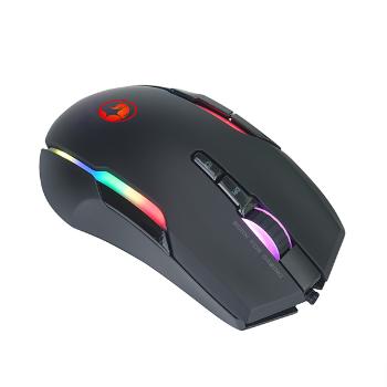 Marvo Myš G945, 10000DPI, optika, 9tl., drôtová USB, čierna, herná, RGB podsvietenie