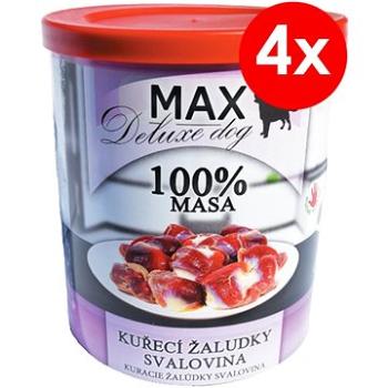 MAX deluxe kuracie žalúdky – svalovina 800 g, 4 ks (8594025084142)