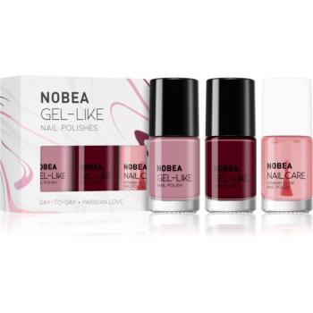 NOBEA Day-to-Day Parisian Love sada lakov na nechty 3x6 ml