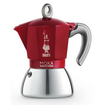 BIALETTI MOKA INDUCTION CERVENA 2 SALKY