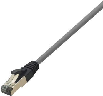 LogiLink CQ8032S RJ45 sieťové káble, prepojovacie káble CAT 8.1 S/FTP 1.00 m svetlosivá bez halogénov 1 ks