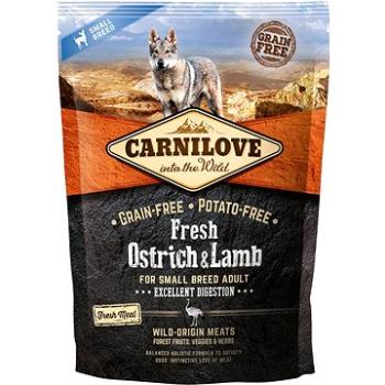 Carnilove fresh ostrich & lamb excellent digestion for small breed dogs 1,5 kg (8595602527472)