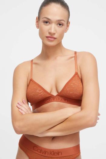 Podprsenka Calvin Klein Underwear oranžová farba, jednofarebná, 000QF7491E