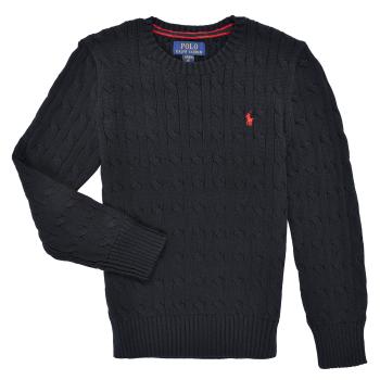 Polo Ralph Lauren  LS CABLE CN-TOPS-SWEATER  Svetre Čierna