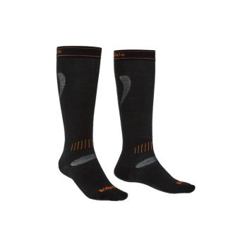 Ponožky Bridgedale Ski Ultra Fil black/orange/009 S (3-5,5)