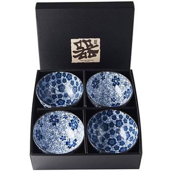 Made In Japan Set misek Blue Plum & Cherry Blossom Design 250 ml 4 ks (MIJRW0006)