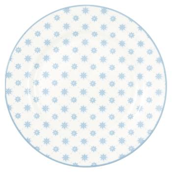 Modrý porcelánový dezertný tanier Green Gate Laurie, ø 20,5 cm