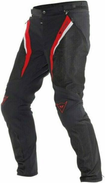 Dainese Drake Super Air Black/Red/White 56 Štandard Textilné nohavice