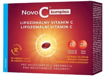 Novo C KOMPLEX Lipozomálny vitamín C s vitamínom D3 a zinkom 30 mäkkých kapsúl