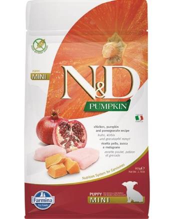 Farmina N&D dog PUMPKIN (GF) puppy mini, chicken & pomegranate 0,8kg