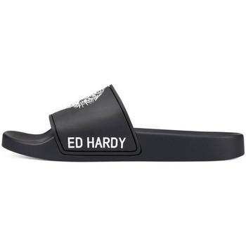 Ed Hardy  Módne tenisky Sexy beast sliders black-white  Čierna
