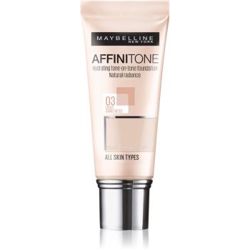 Maybelline Affinitone hydratačný make-up odtieň 03 Light Sand Beige 30 ml