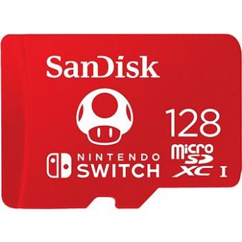 SanDisk MicroSDXC 128GB Nintendo Switch A1 UHS-I (V30) U3 (SDSQXAO-128G-GNCZN)
