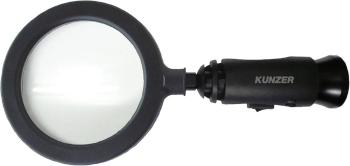 Kunzer 7LL01  ručná lupa s LED osvetlením  Veľkosť objektívu: (Ø) 90 mm čierna