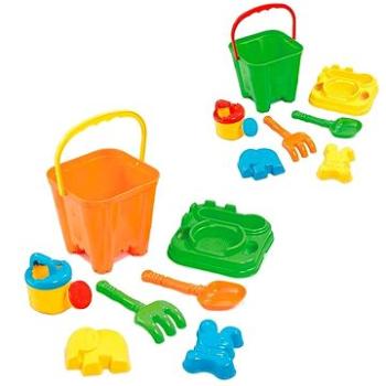 Addo Hračky na piesok – set hračiek vo vedierku, 6 ks (5056289407417)