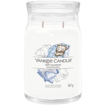 YANKEE CANDLE Signature sklo 2 knôty Soft Blanket 567 g (5038581124971)