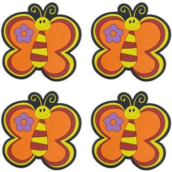 BELLATEX motýľ oranžový (7837)