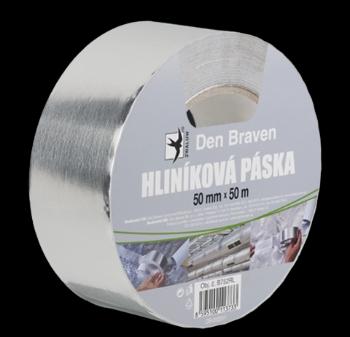 DEN BRAVEN - Hliníková páska strieborná 100mmx50