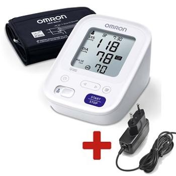 OMRON M3 AC so sieťovým zdrojom Omron, 5 rokov zár. – tónometer dig. (2196)