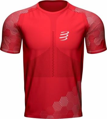 Compressport Racing SS Tshirt M Red/White S
