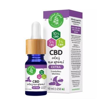 ZELENÁ ZEMĚ CBD kvapky na spanie extra 10 ml