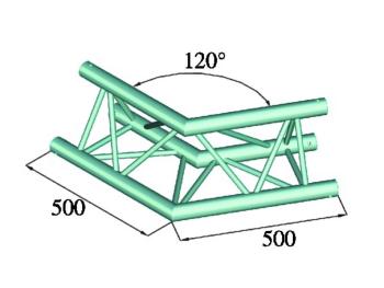 Alutruss TRILOCK 6082AC-22 3-bodová rampa roh 120 °