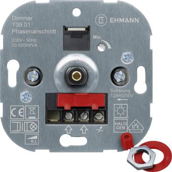 Ehmann 3900x0100 stmievač pod omietku Vhodné pre svietidlo: žiarovka, halogénová žiarovka