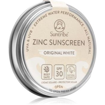 Suntribe Zinc Sunscreen minerálny ochranný krém na tvár a telo SPF 30 Original White 45 g