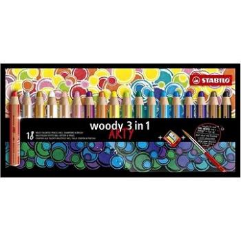 Stabilo Woody ARTY 3 in 1 18 rôznych farieb (4006381547161)
