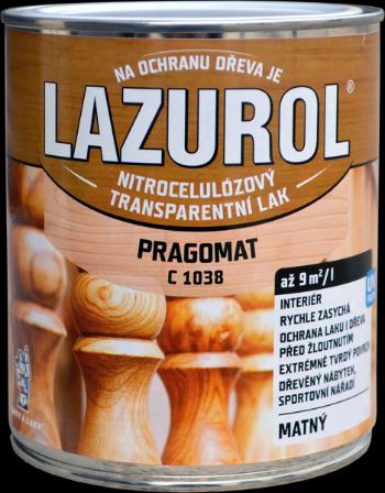 BARVY A LAKY HOSTIVAŘ LAZUROL PRAGOMAT C1038 - Nitrocelulózový lak na drevo 0,75 l bezfarebný - matný