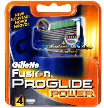 Gillette Fusion Proglide Power Náhradné hlavice 4 ks