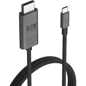 LINQ 8 K / 60 Hz USB-C to DisplayPort Pro Cable 2 m – Space Grey (LQ48024)