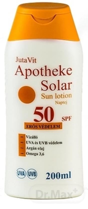 JutaVit Apotheke Solar Sun mlieko na opaľovanie SPF 50