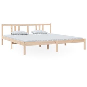 Rám postele masívne drevo 180 × 200 cm Super King, 814899