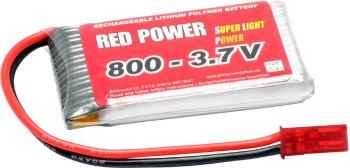 Red Power akupack Li-Pol 3.7 V 800 mAh Počet článkov: 1 25 C SoftCase BEC