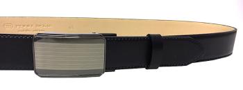 Penny Belts Pánsky kožený spoločenský opasok 35-020-A11 black 110 cm