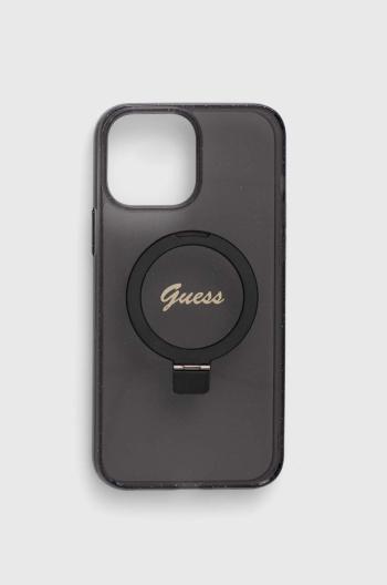 Puzdro na mobil Guess iPhone 13 Pro Max 6.7" čierna farba