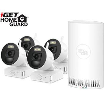 iGET HOMEGUARD HGNVK88004P v2023 – bezdrôtový Wi-Fi batériová súprava, 8mi kanálové NVR + 4x FullHD