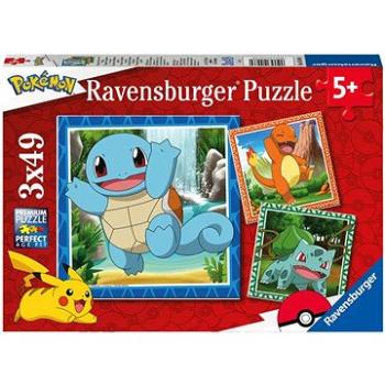 Ravensburger 055869 Vypusťte Pokémonov 3× x49 dielikov (4005556055869)